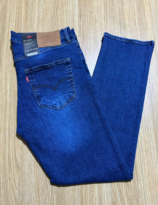 Levi's 511 Men's Slim Fit Dark Blue Stretchable Jeans