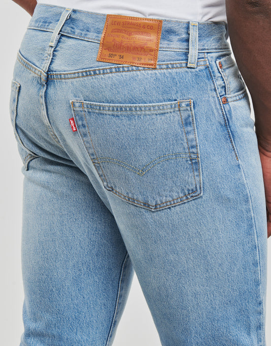 Levi's 501 Men's Straight Fit Regular Light Blue Jeans 100% Cotton
