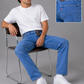 Levi's 501 Men's Straight Fit Regular Light Blue Jeans 100% cotton