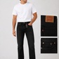 Levi's 501 Men's Straight Fit Regular Black Jeans 100% Cotton