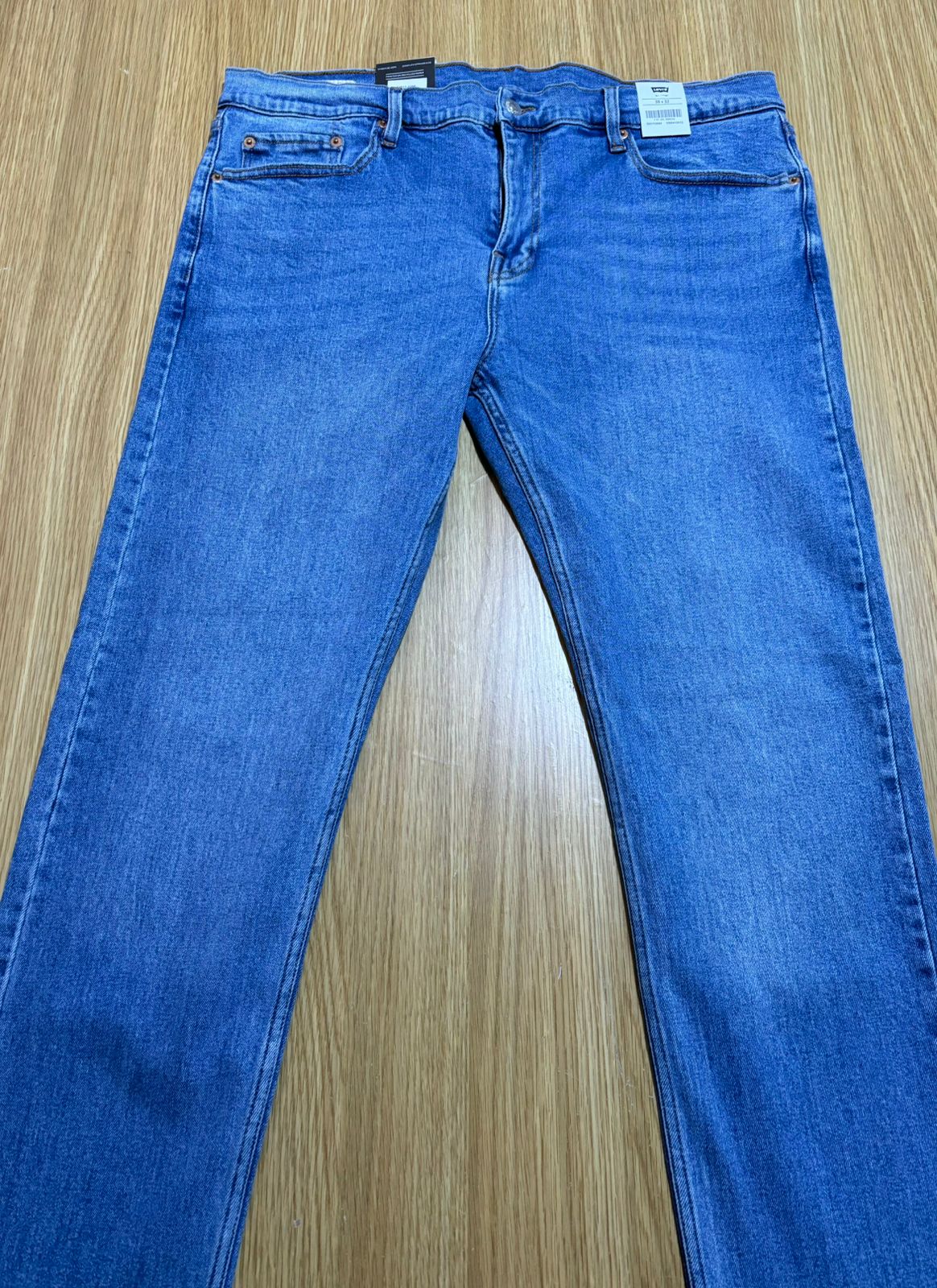 Levi's 501 Men's Straight Fit Regular Light Blue Jeans 100% cotton