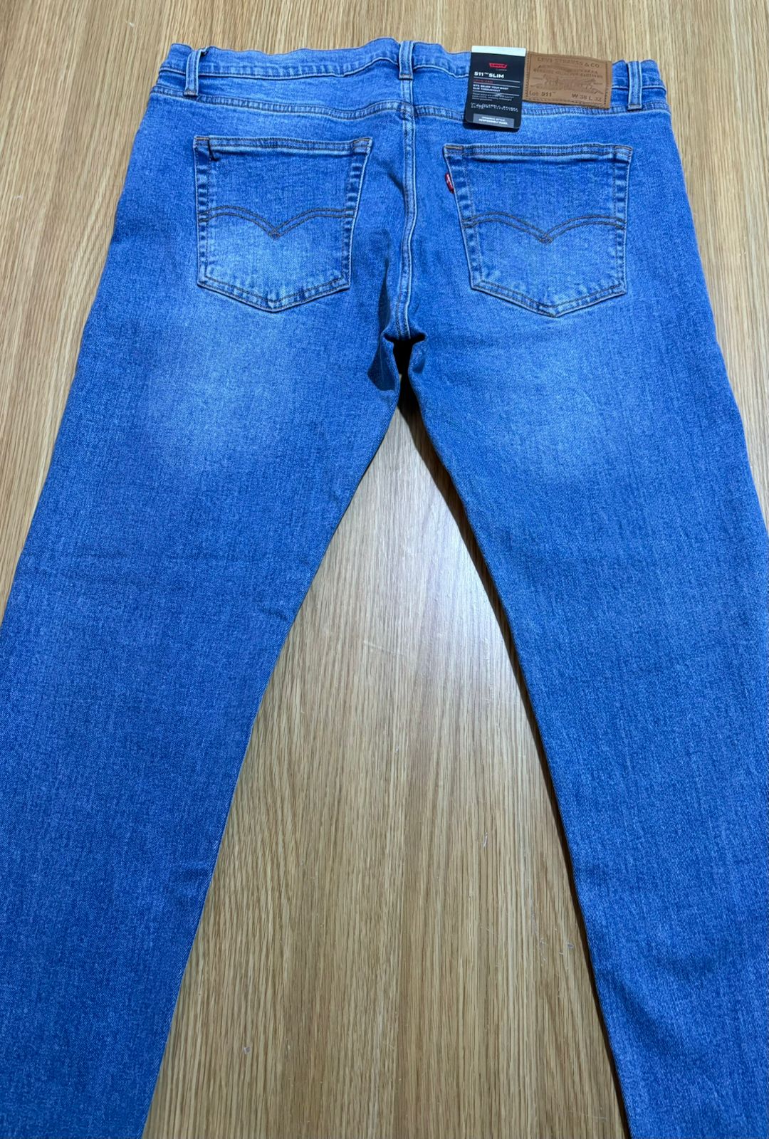 Levi's 501 Men's Straight Fit Regular Light Blue Jeans 100% cotton