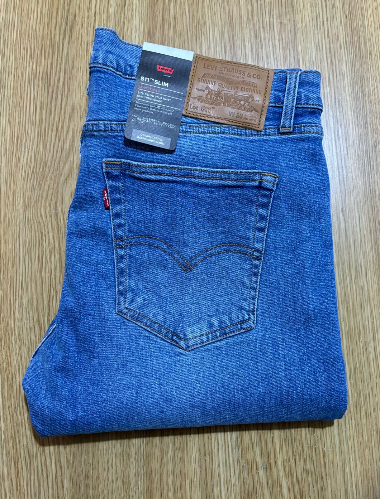 Levi's 501 Men's Straight Fit Regular Light Blue Jeans 100% cotton