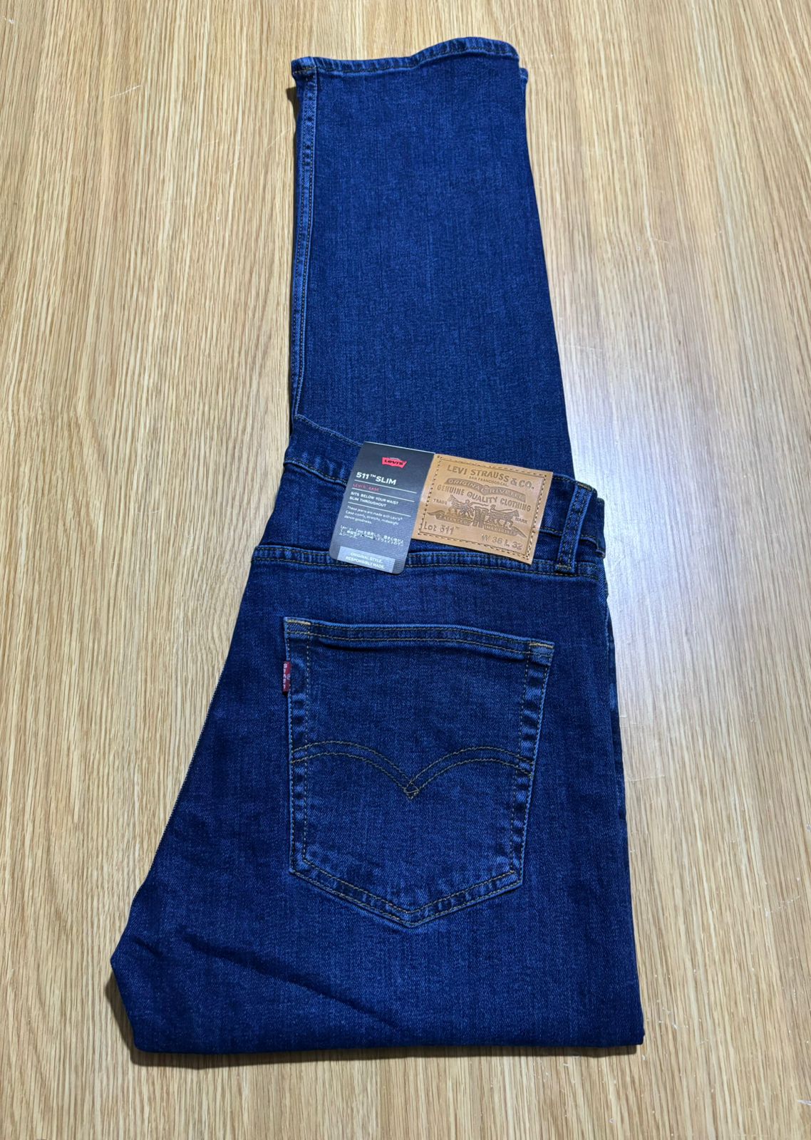 Levi's 511 Men's Slim Fit Dark Blue Stretchable Jeans