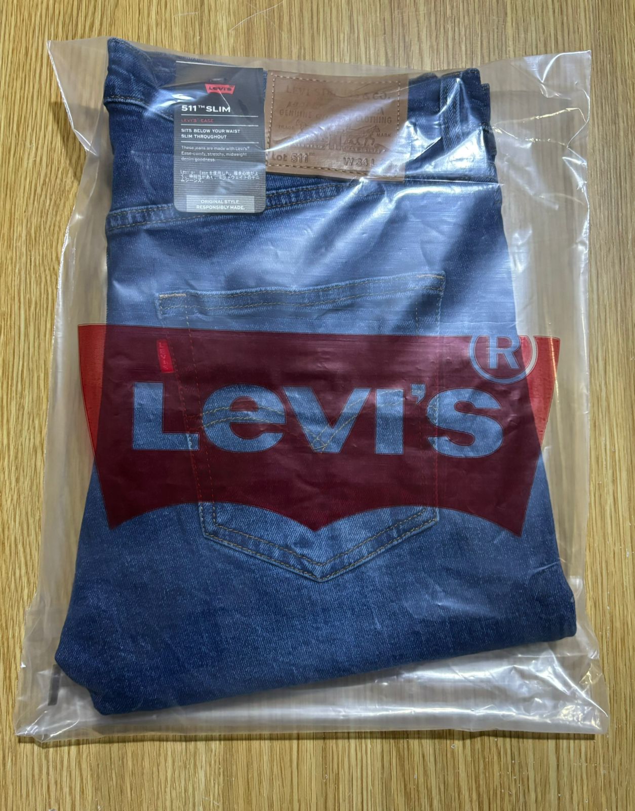 Levi's 511 Men's Slim Fit Dark Blue Stretchable Jeans