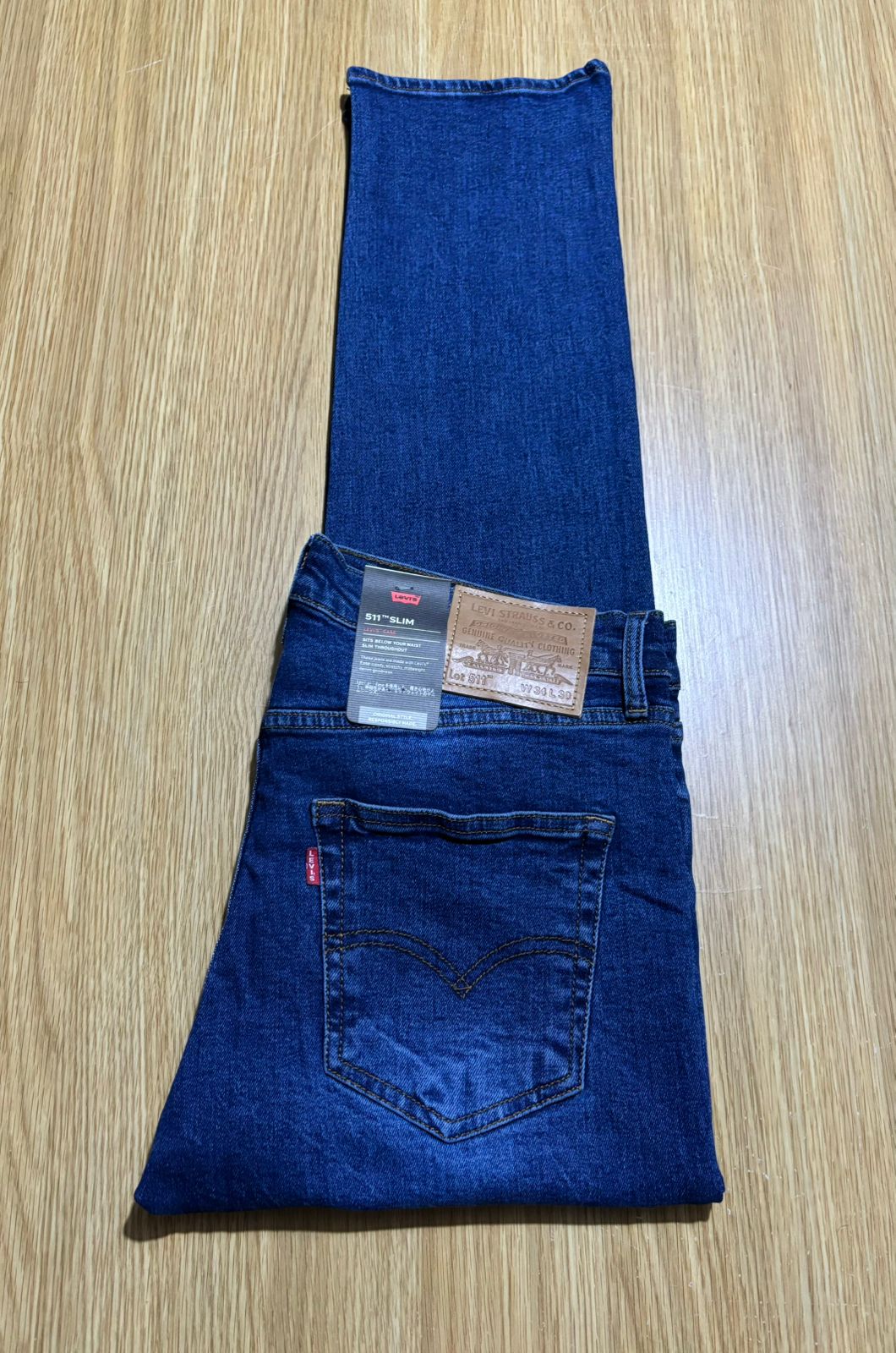Levi's 511 Men's Slim Fit Dark Blue Stretchable Jeans