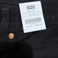 Levi's 501 Men's Straight Fit Regular Black Jeans 100% Cotton