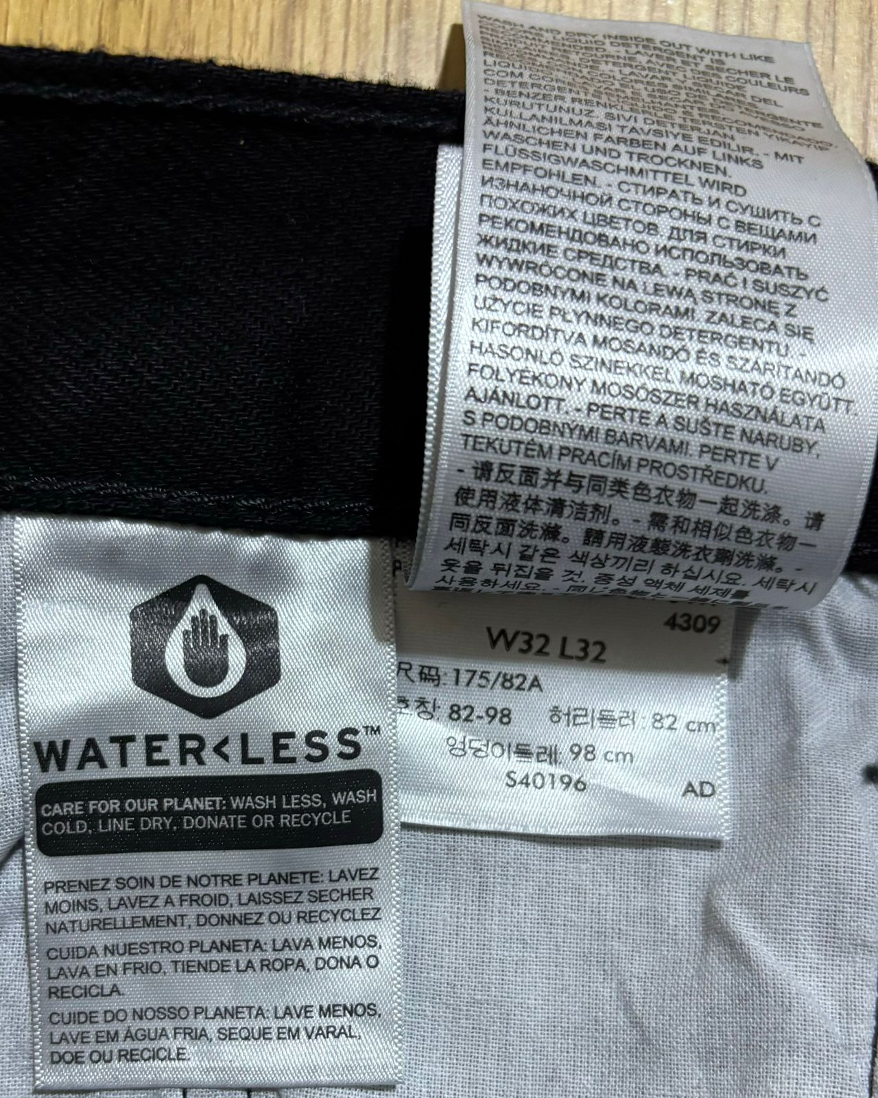 Levi's 501 Men's Straight Fit Regular Black Jeans 100% Cotton