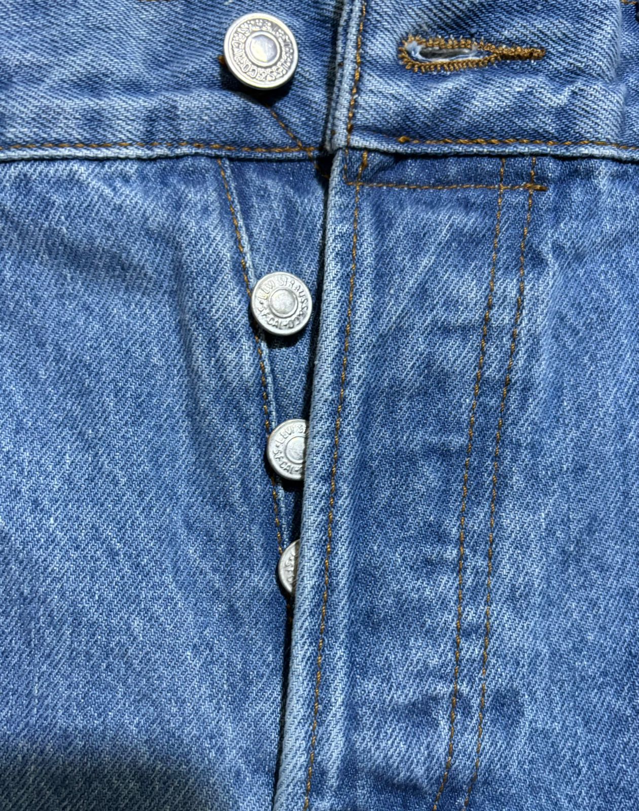 Levi's 501 Men's Straight Fit Regular Light Blue Jeans 100% cotton