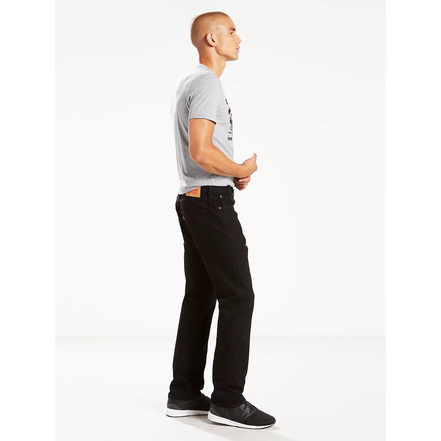 Levi's 501 Men's Straight Fit Regular Black Jeans 100% Cotton