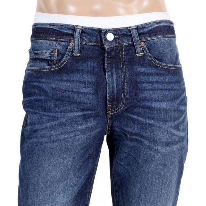 Levi's 511 Men's Slim Fit Mid Blue Stretchable Jeans